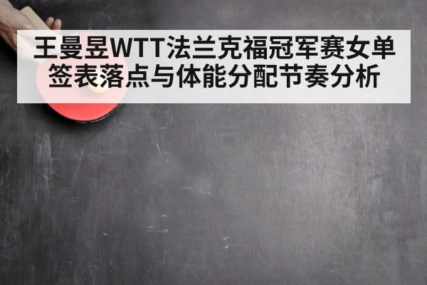 王曼昱WTT法兰克福冠军赛女单签表落点与体能分配节奏分析